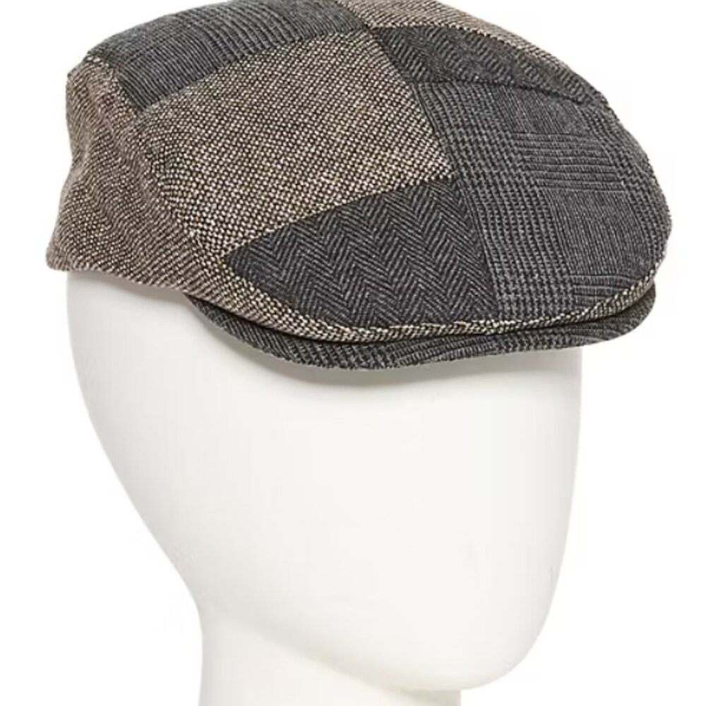 Stafford Patchwork Mens Ivy Cap
